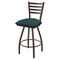 Holland Bar Stool Co 25" Swivel Counter Stool, Brnz Finish, Graph Tidal Seat X410 - alternate 1
